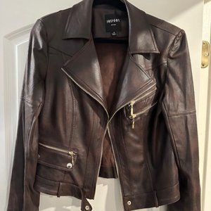 INSIGHT NEW YORK  NEW VEGAN LEATHER JACKET